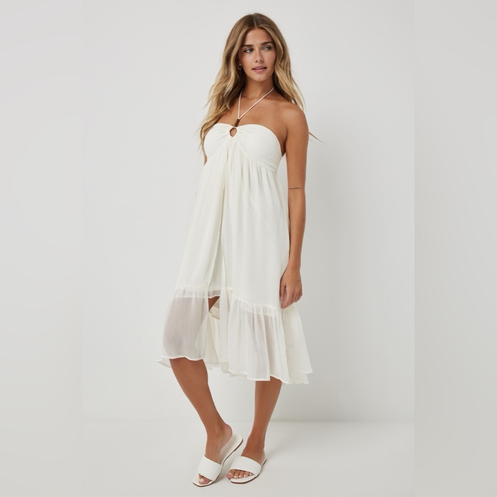 Ardene Flowy Halter Midi Dress